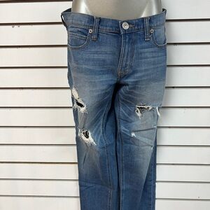 Express Blue Distressed Jeans